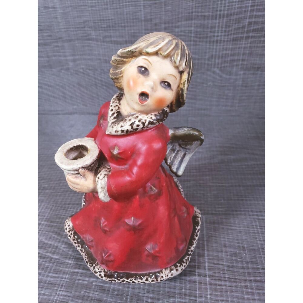 Goebel Germany Vintage 1966 Angel FIGURE Candle Holder HX328 WITHOUT MUSIC BOX